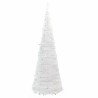 Sapin de Noël artificiel escamotable 100 LED blanc 150 cm 561399561399