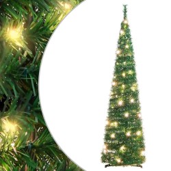Sapin de Noël artificiel escamotable 50 LED vert 120 cm 561400561400
