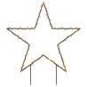 Décoration lumineuse étoile de Noël avec piquets 80 LED 60 cm 561402561402