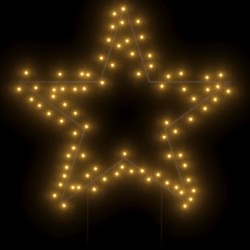 Décoration lumineuse étoile de Noël avec piquets 80 LED 60 cm 561402561402