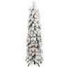 Sapin de Noël artificiel pré-éclairé avec 80 LED/neige floquée 561403561403