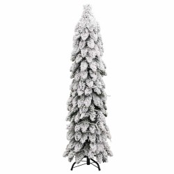 Sapin de Noël artificiel pré-éclairé avec 80 LED/neige floquée 561403561403