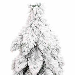 Sapin de Noël artificiel pré-éclairé avec 80 LED/neige floquée 561403561403