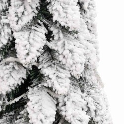 Sapin de Noël artificiel pré-éclairé avec 80 LED/neige floquée 561403561403