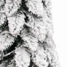 Sapin de Noël artificiel pré-éclairé avec 80 LED/neige floquée 561403561403