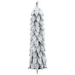 Sapin de Noël artificiel pré-éclairé avec 30 LED/neige floquée 561408561408
