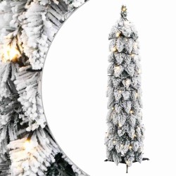 Sapin de Noël artificiel pré-éclairé avec 45 LED/neige floquée 561409561409