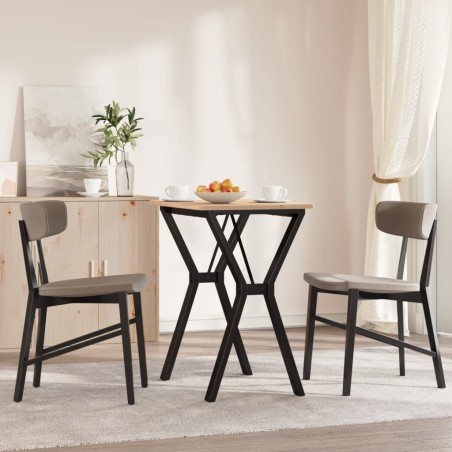 Pieds de table à manger cadre en Y 60x40x73 cm acier 561413561413