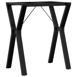 Pieds de table à manger cadre en Y 60x40x73 cm acier 561413561413