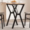 Pieds de table à manger cadre en Y 60x40x73 cm acier 561413561413