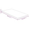 Dessus de table 40x80x1,5 cm bambou 561414561414
