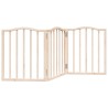 Barrière pour chien pliable 3 panneaux 150 cm bois de peuplier 561417561417