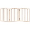 Barrière pour chien pliable 3 panneaux 150 cm bois de peuplier 561417561417