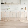 Barrière pour chien avec porte pliable 6 panneaux 300 cm Bois de peuplier 561420561420