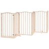 Barrière pour chien avec porte pliable 6 panneaux 300 cm Bois de peuplier 561420561420