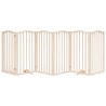 Barrière pour chien avec porte pliable 6 panneaux 300 cm Bois de peuplier 561420561420