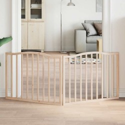 Barrière pour chien pliable 2 panneaux 160 cm bois de peuplier 561421561421