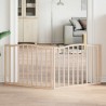 Barrière pour chien pliable 2 panneaux 160 cm bois de peuplier 561421561421