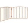 Barrière pour chien pliable 2 panneaux 160 cm bois de peuplier 561421561421