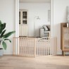Barrière pour chien pliable 2 panneaux 160 cm bois de peuplier 561421561421