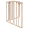 Barrière pour chien pliable 2 panneaux 160 cm bois de peuplier 561421561421
