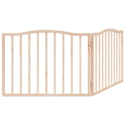 Barrière pour chien pliable 2 panneaux 160 cm bois de peuplier 561421561421