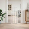 Barrière pour chien pliable 3 panneaux 150 cm bois sapin massif 561424561424