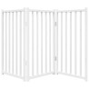 Barrière pour chien pliable 3 panneaux 150 cm bois sapin massif 561424561424