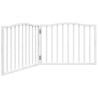 Barrière pour chien pliable 2 panneaux 160 cm bois de peuplier 561426561426