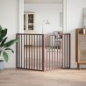 Barrière pour chien pliable 2 panneaux 160 cm bois de peuplier 561427561427