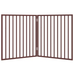 Barrière pour chien pliable 2 panneaux 160 cm bois de peuplier 561427561427