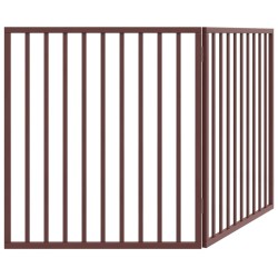 Barrière pour chien pliable 2 panneaux 160 cm bois de peuplier 561427561427