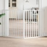 Barrière pour chien pliable à 2 panneaux Blanc 160 cm Bois de peuplier 561428561428