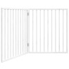 Barrière pour chien pliable à 2 panneaux Blanc 160 cm Bois de peuplier 561428561428
