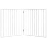 Barrière pour chien pliable à 2 panneaux Blanc 160 cm Bois de peuplier 561428561428