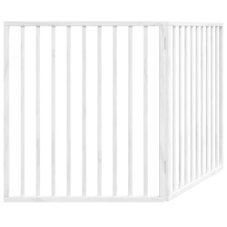 Barrière pour chien pliable à 2 panneaux Blanc 160 cm Bois de peuplier 561428561428