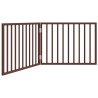 Barrière pour chien pliable 2 panneaux 160 cm bois de peuplier 561431561431