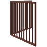 Barrière pour chien pliable 2 panneaux 160 cm bois de peuplier 561431561431