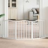Barrière pour chien pliable 3 panneaux 150 cm bois de peuplier 561432561432