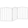 Barrière pour chien pliable 3 panneaux 150 cm bois de peuplier 561432561432