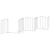 Barrière pour chiens et porte 6 panneaux blanc bois de peuplier 561434561434