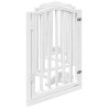 Barrière pour chiens et porte 6 panneaux blanc bois de peuplier 561434561434