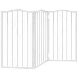 Barrière pour chien pliable 3 panneaux 150 cm bois de peuplier 561435561435