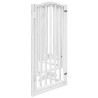 Barrière pour chiens et porte 6 panneaux blanc bois de peuplier 561437561437