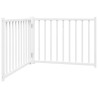 Barrière pour chien pliable 2 panneaux 160 cm bois sapin massif 561439561439