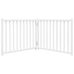 Barrière pour chien pliable 2 panneaux 160 cm bois sapin massif 561439561439