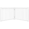 Barrière pour chien pliable 2 panneaux 160 cm bois sapin massif 561439561439