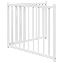 Barrière pour chien pliable 2 panneaux 160 cm bois sapin massif 561439561439