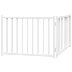 Barrière pour chien pliable 2 panneaux 160 cm bois sapin massif 561439561439
