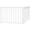 Barrière pour chien pliable 2 panneaux 160 cm bois sapin massif 561439561439